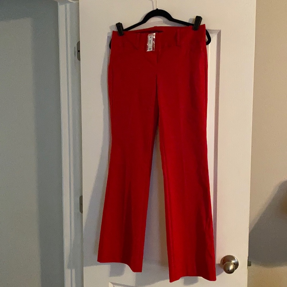 The Limited, Exact Stretch Blood Red Slacks